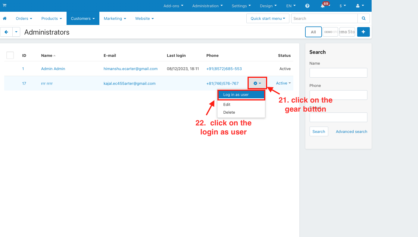 restricted report table in the SQL report builder ></figure>
<p><img src=