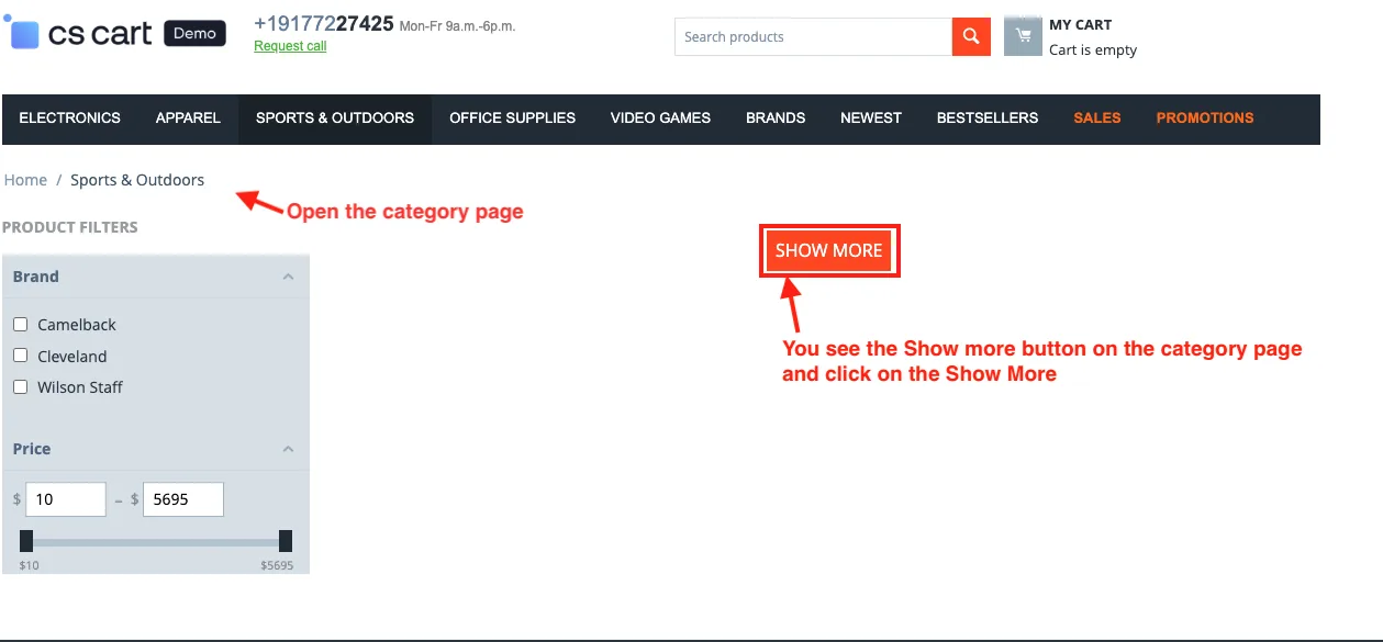 CS-Cart Show More Add-on: AJAX Load-More — illustration 11