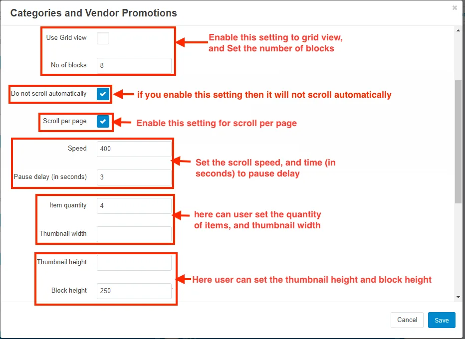 Category & Vendor promotions Addon — illustration 12