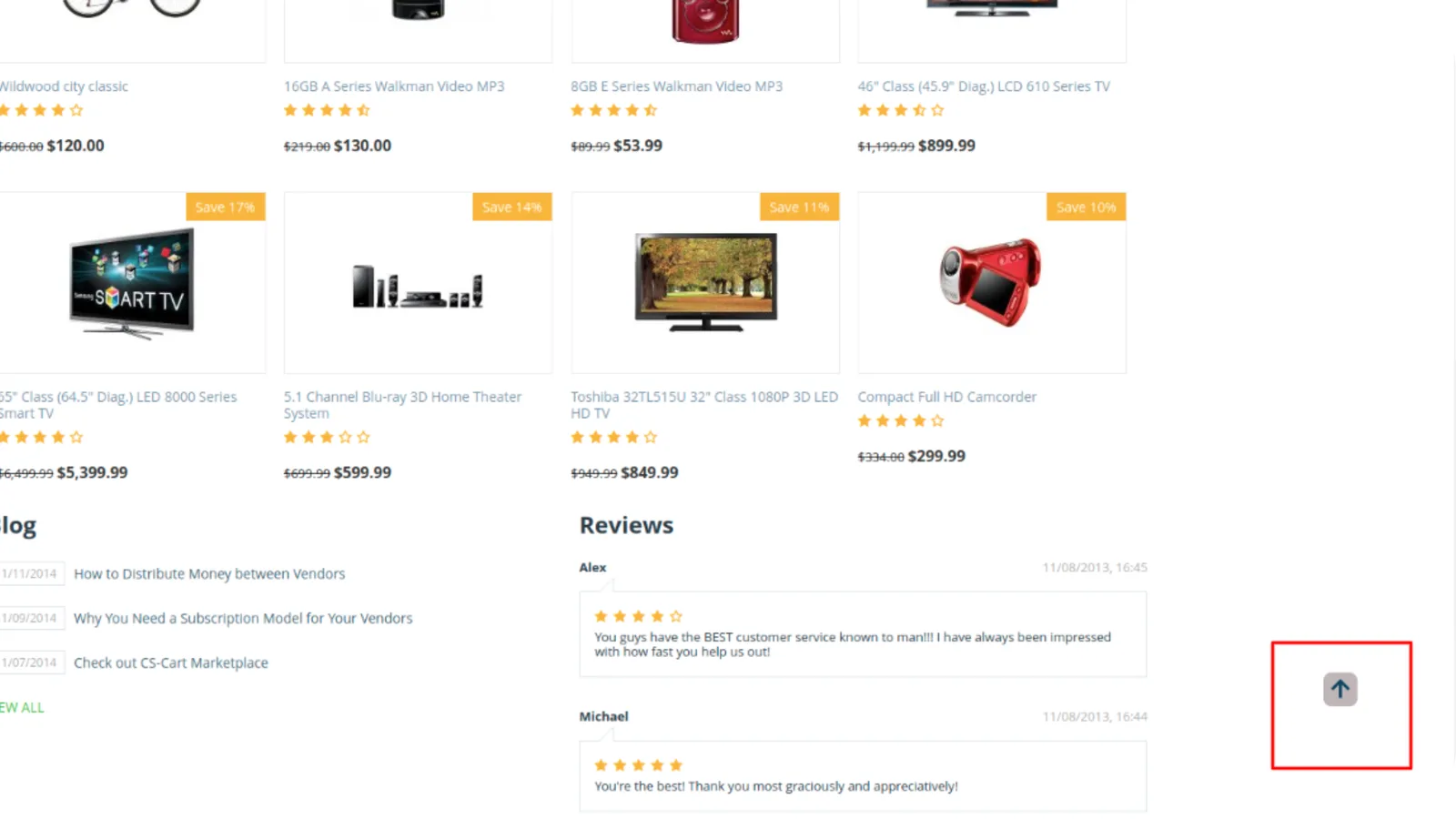 CS-Cart Back to Top Add-on: Scroll Button — illustration 12