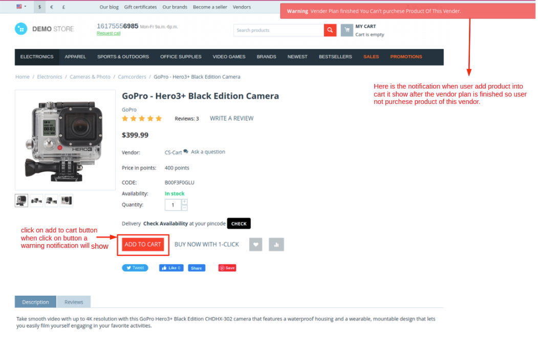 storefront page