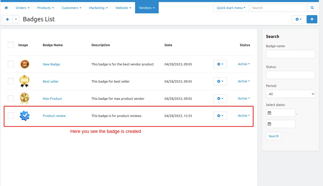 CS-Cart Vendor Badges Add-on: Seller Trust — illustration 7
