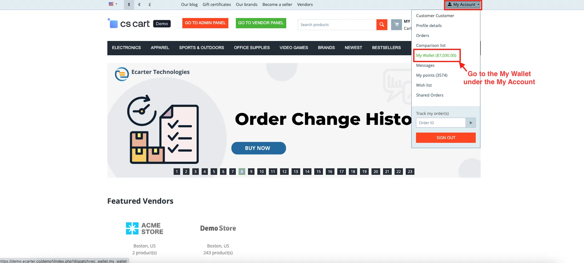 Transfer Wallet Cash to Account — illustration 8