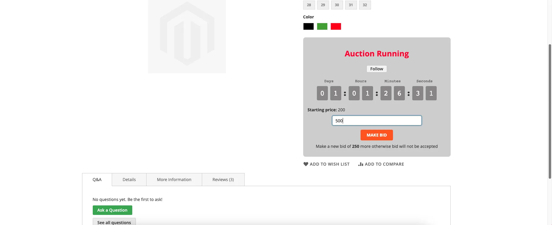 Magento Auction Extension: Live Product Bidding — illustration 13