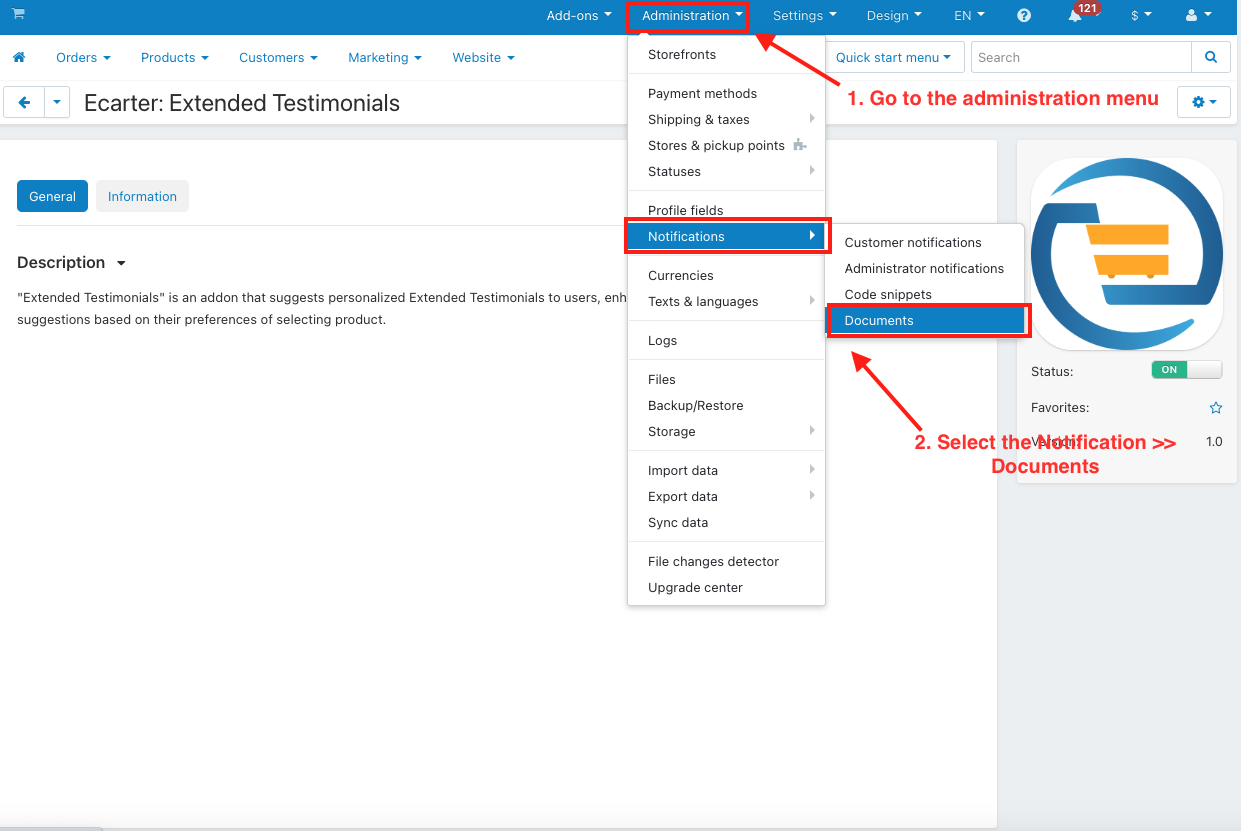 invoice page