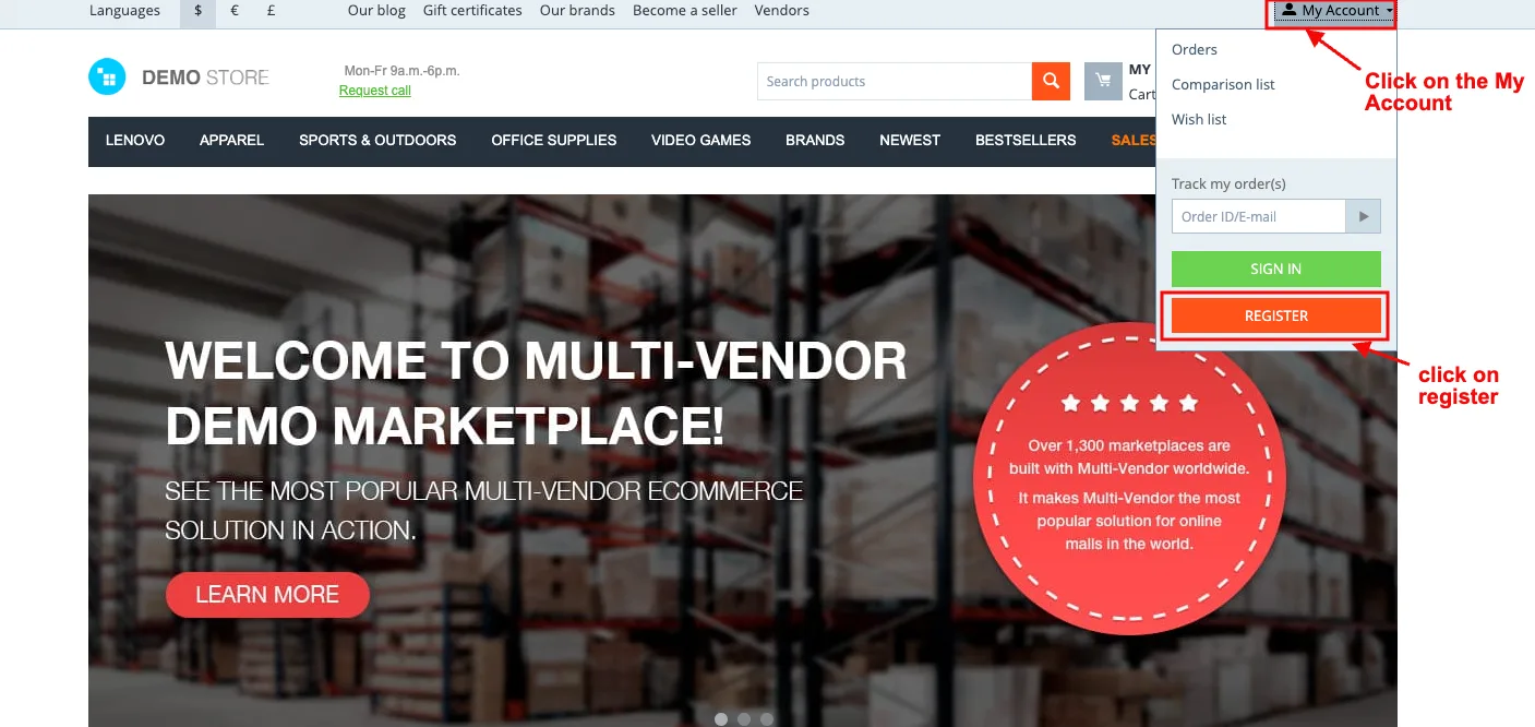 create a new customer profile