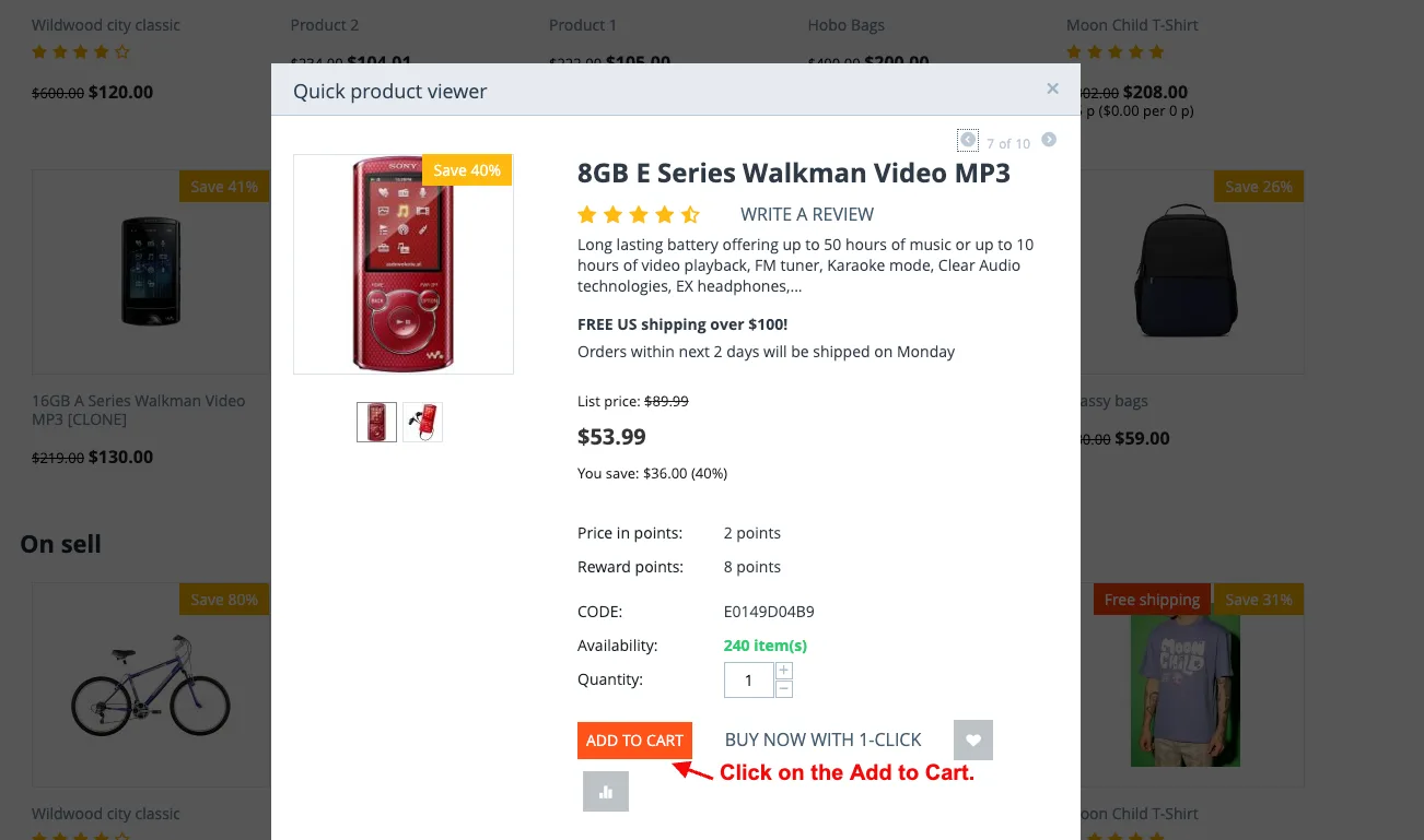 add to cart