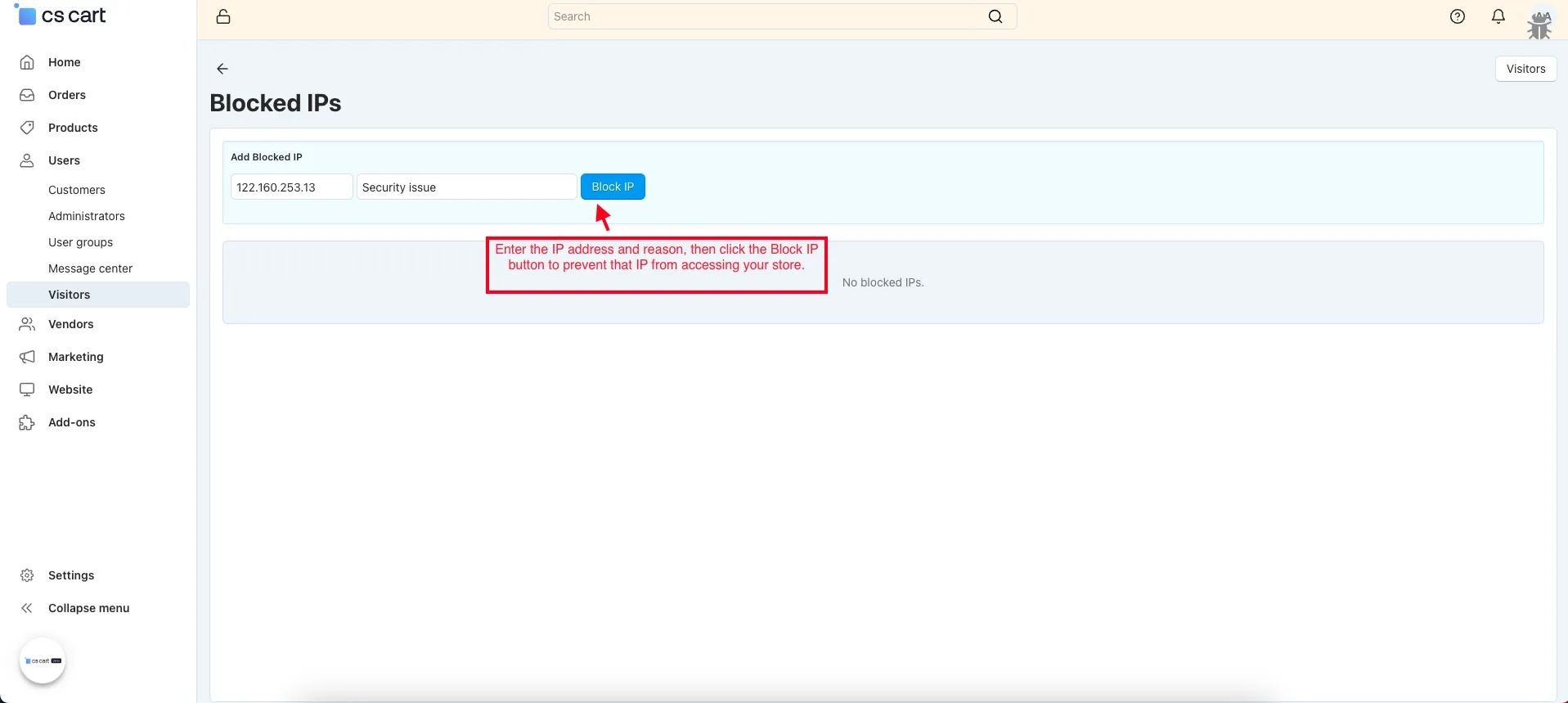 CS-Cart User Tracking Add-on: Visitor Analytics — illustration 9