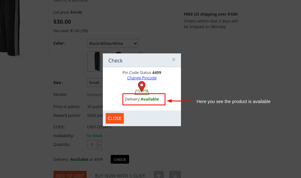 status available page