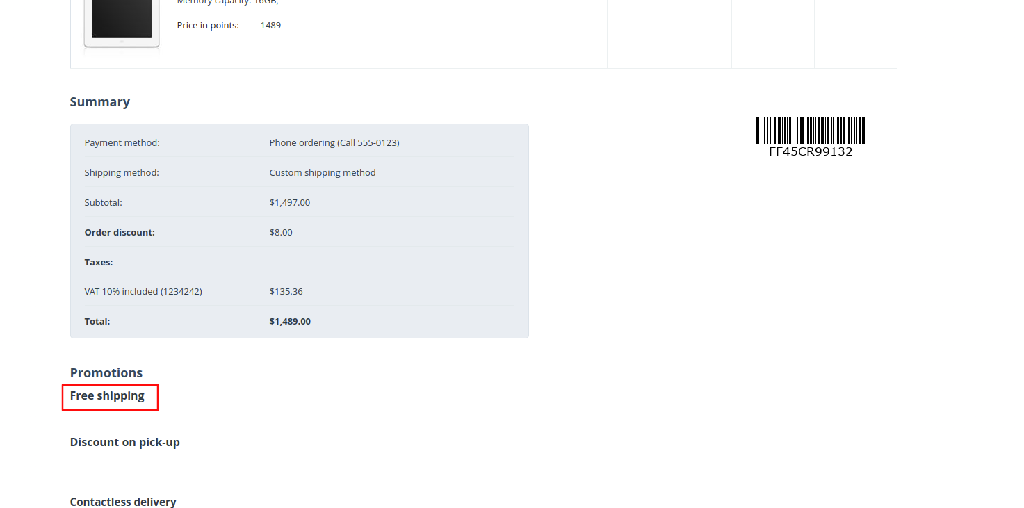 checkout page1