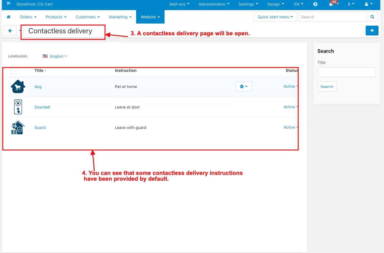 contactless delivery page1
