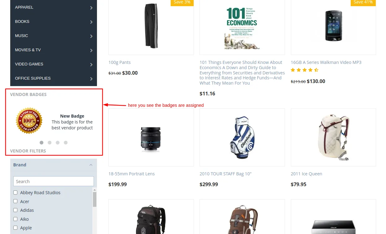 CS-Cart Vendor Badges Add-on: Seller Trust — illustration 21