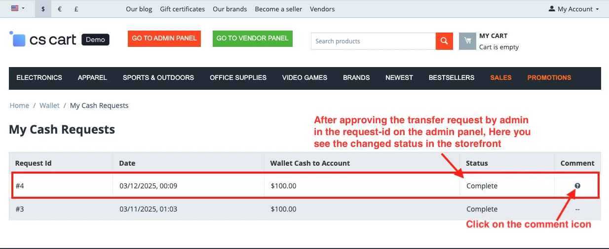 Transfer Wallet Cash to Account — illustration 18