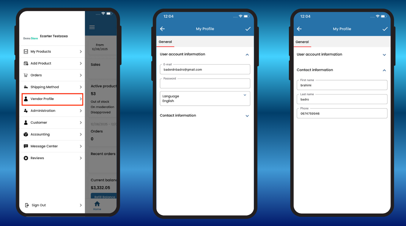 Vendor Mobile Application — image 49