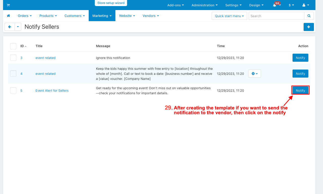 Seller Notifications — image 13