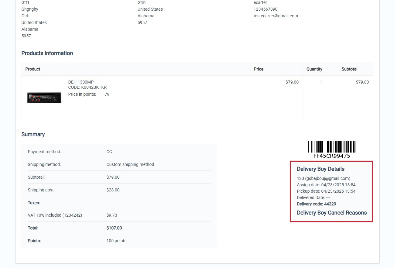 CS-Cart Delivery Boy App — image 11