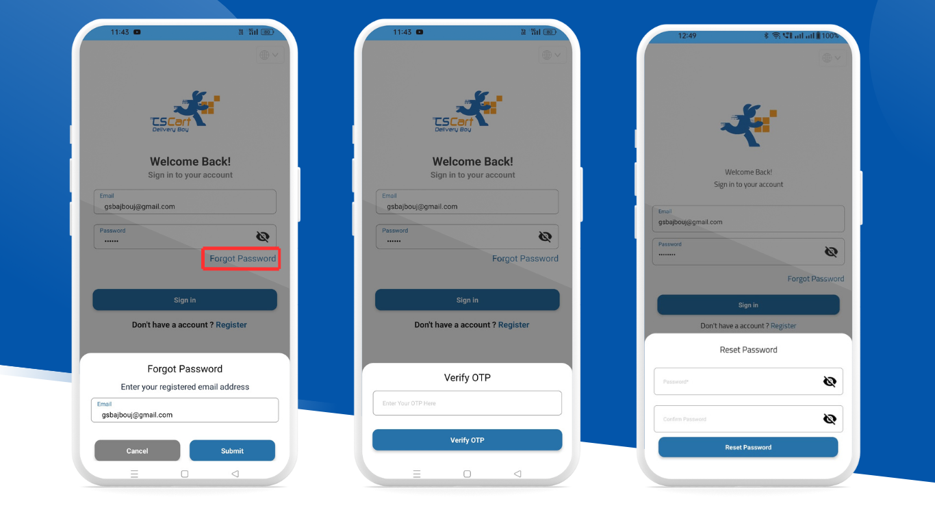 CS-Cart Delivery Boy App — image 5