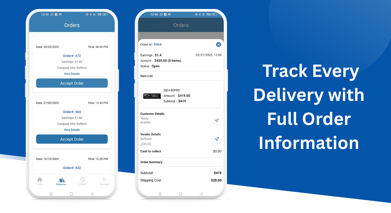 CS-Cart Delivery Boy App — image 9