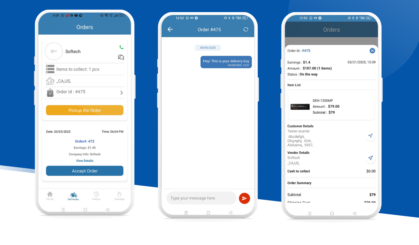 CS-Cart Delivery Boy App — image 10