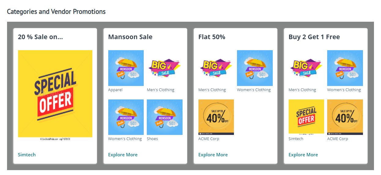 Category & vendor promotions — image 13