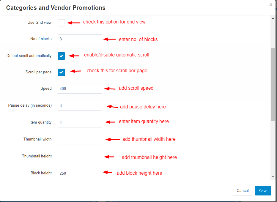 Category & vendor promotions — image 8