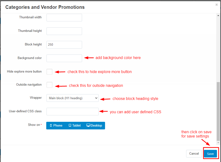 Category & vendor promotions — image 9