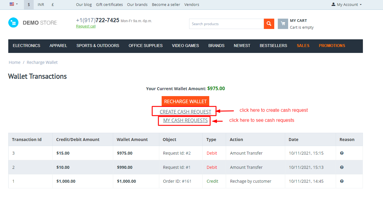 Transfer Wallet Cash to Account — image 11