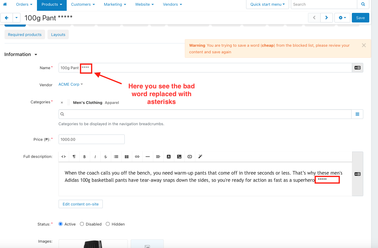 Word’s Blocker Addon — image 21