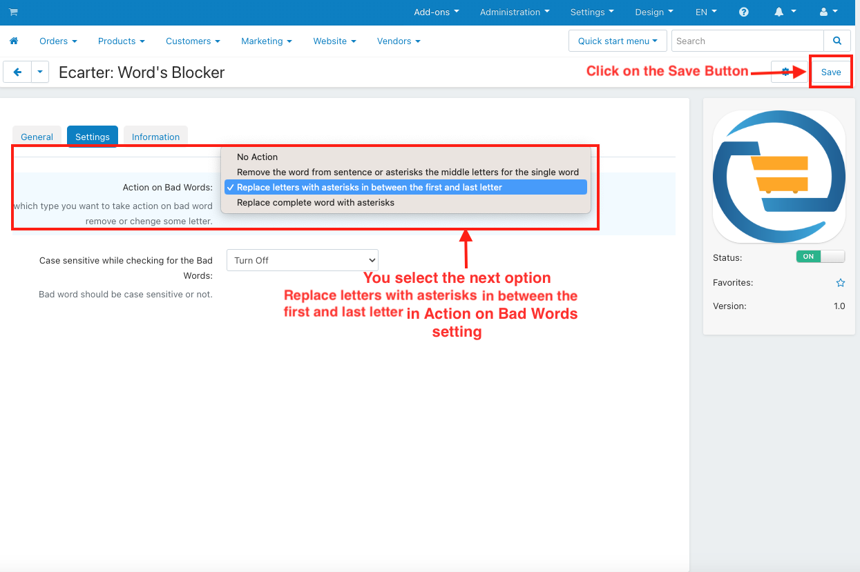 Word’s Blocker Addon — image 16