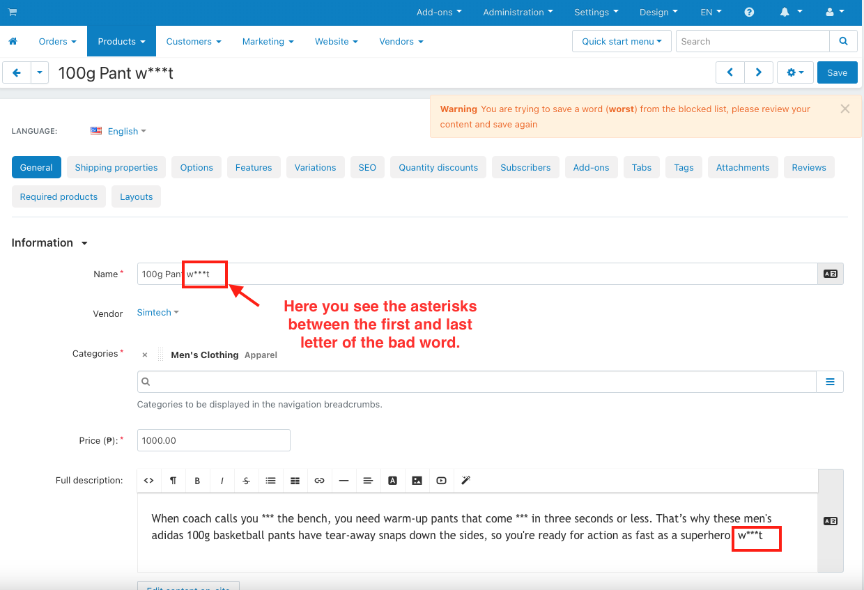 Word’s Blocker Addon — image 18