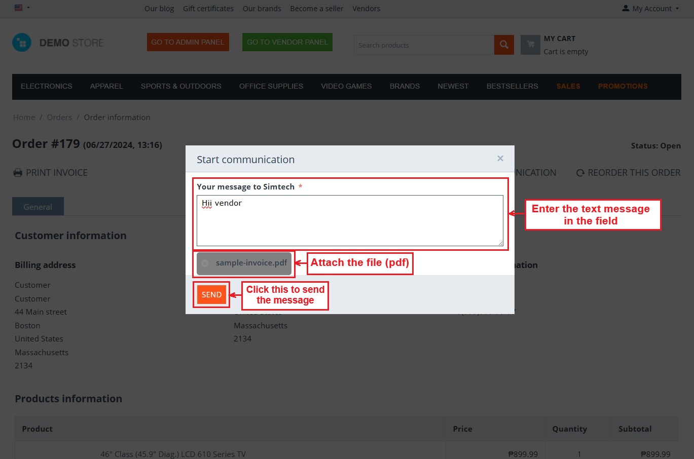Message Center With Attachment — image 4
