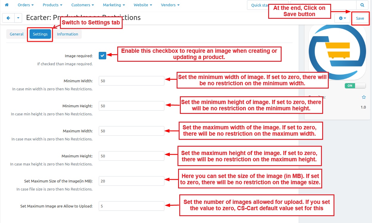 Product Image Restrictions — image 3