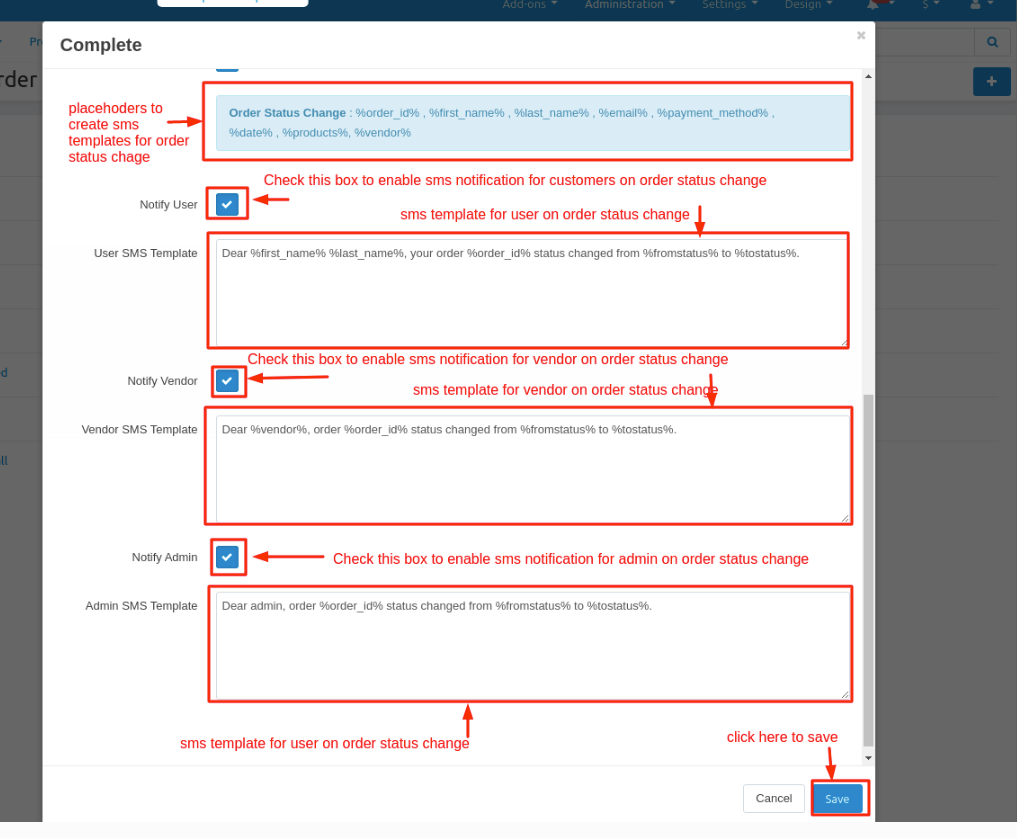 Extended SMS Notifications — image 10