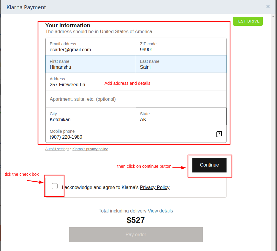 Klarna Payment Gateway — image 12