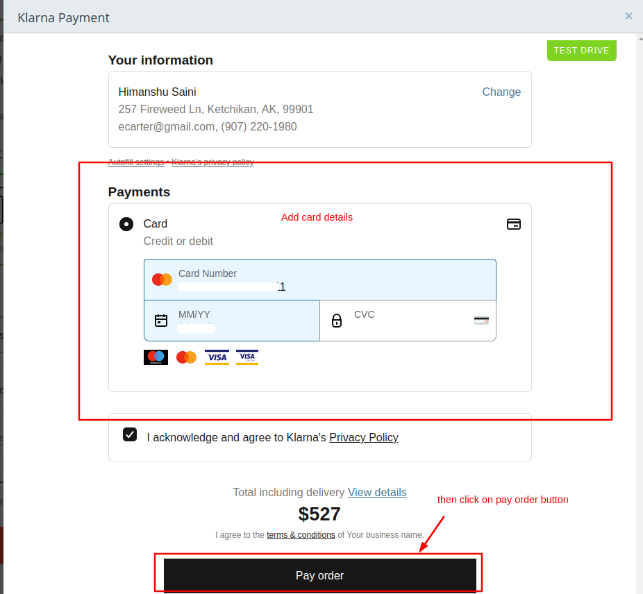 Klarna Payment Gateway — image 13