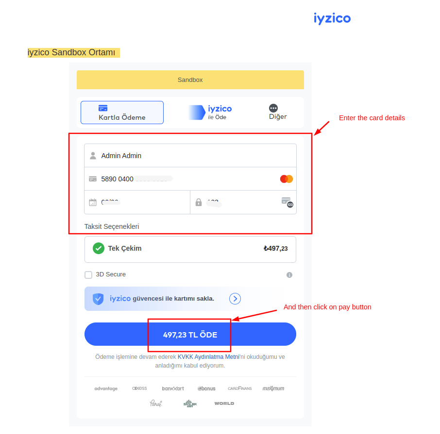 Iyzico Payment Gateway — image 15