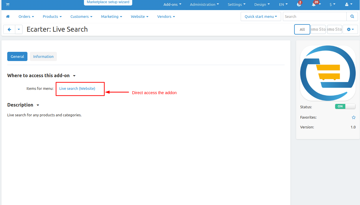 Advance Live Search — image 8