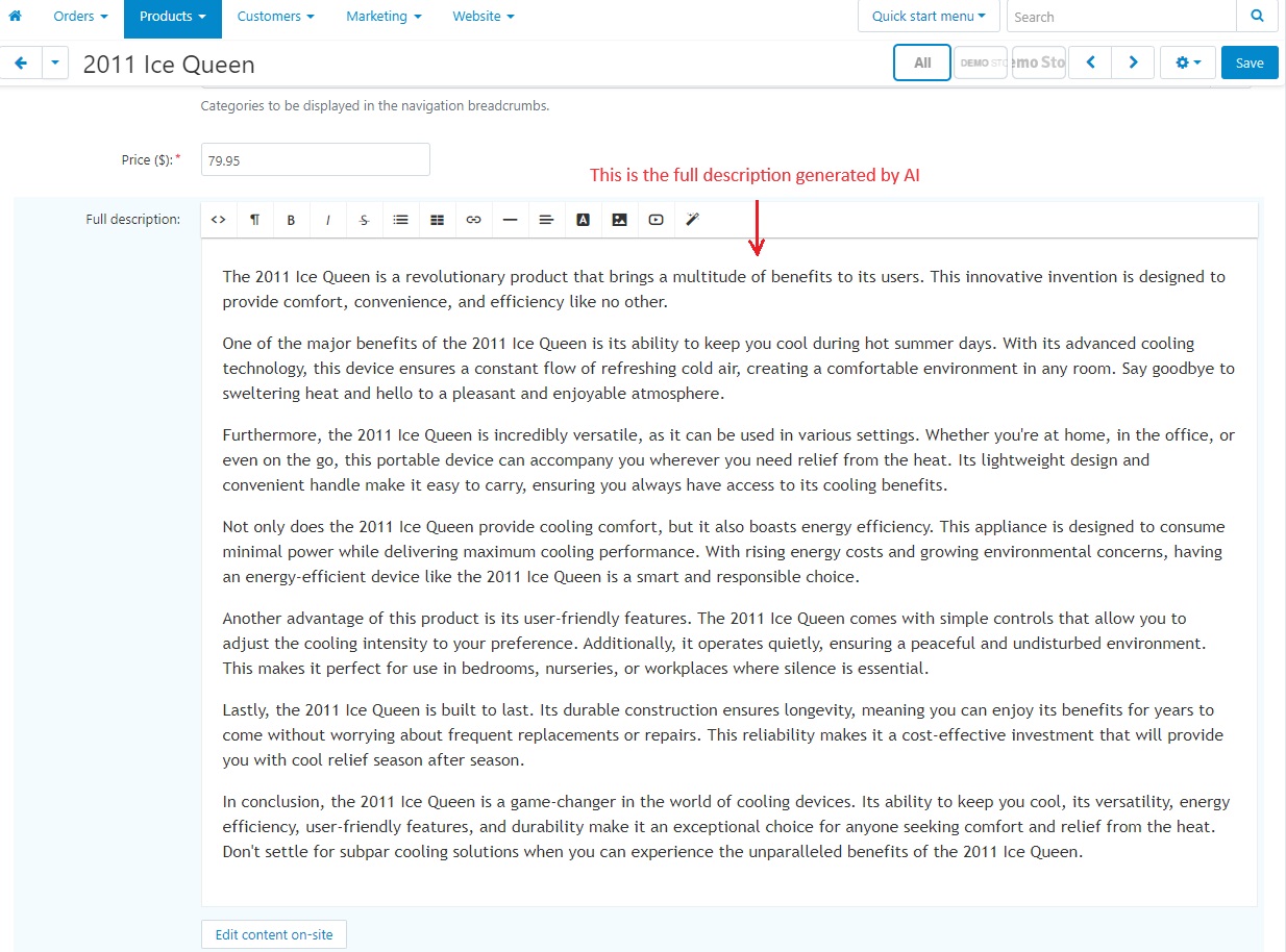 AI Content Generator for CS-Cart — image 10