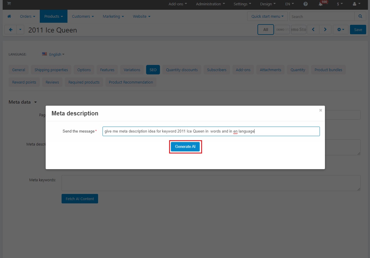 AI Content Generator for CS-Cart — image 16