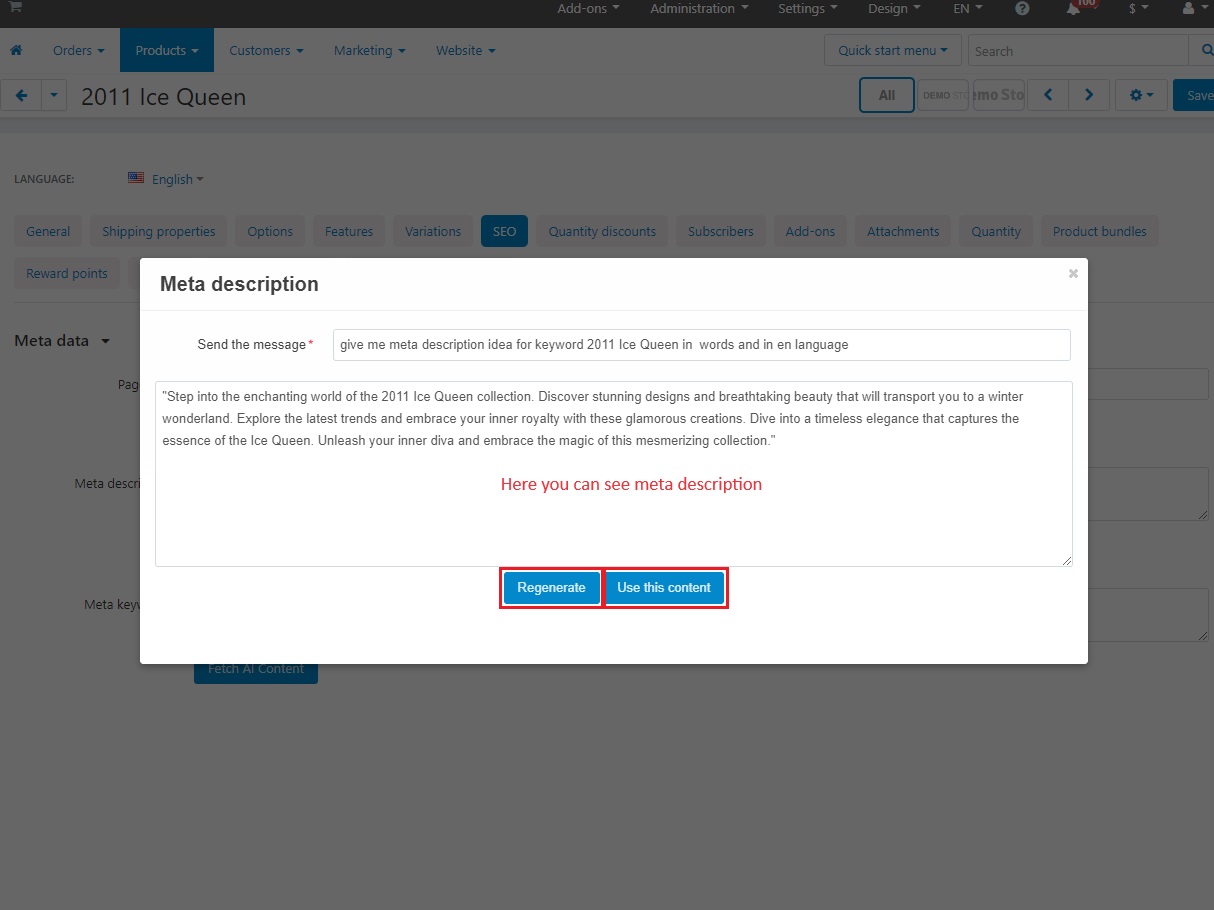 AI Content Generator for CS-Cart — image 17