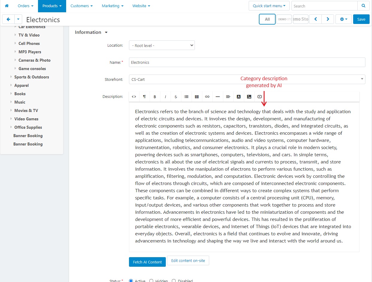 AI Content Generator for CS-Cart — image 24