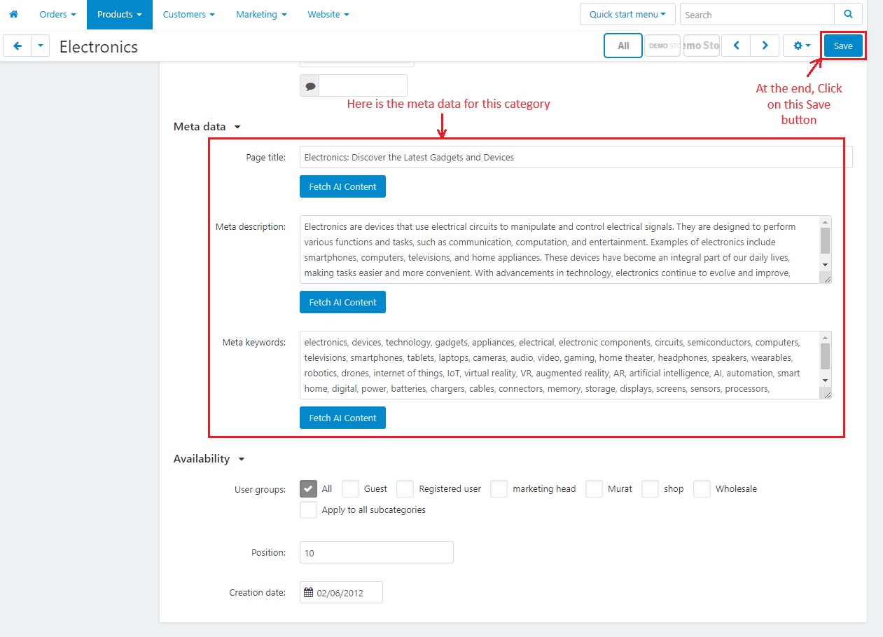 AI Content Generator for CS-Cart — image 26