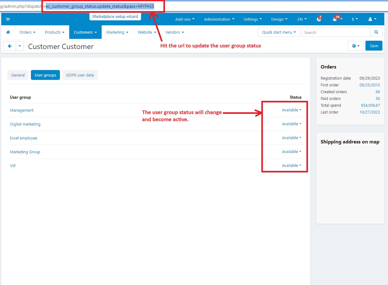 Customer Group Switching — image 13