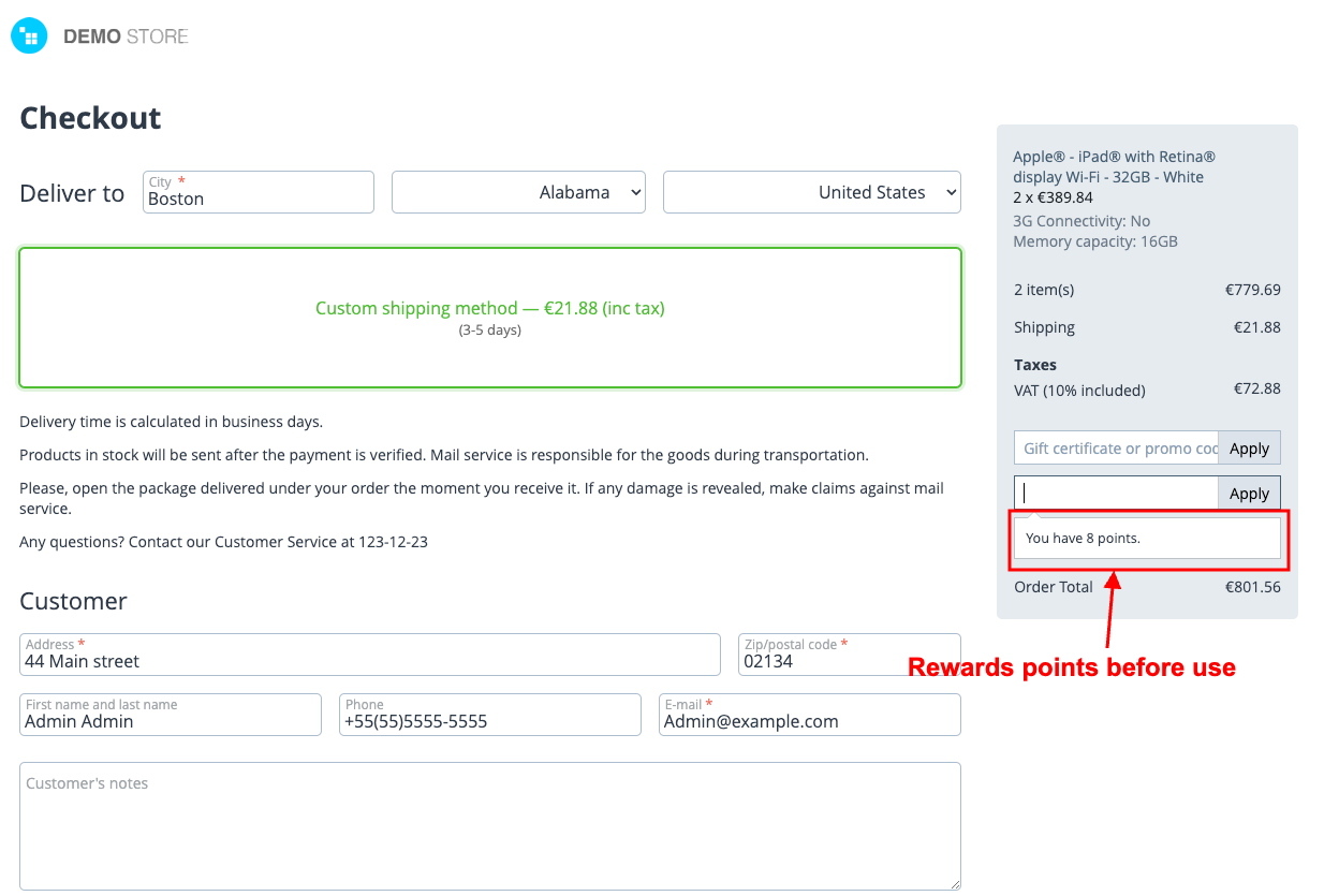 Reward Points Expiry Date — image 8