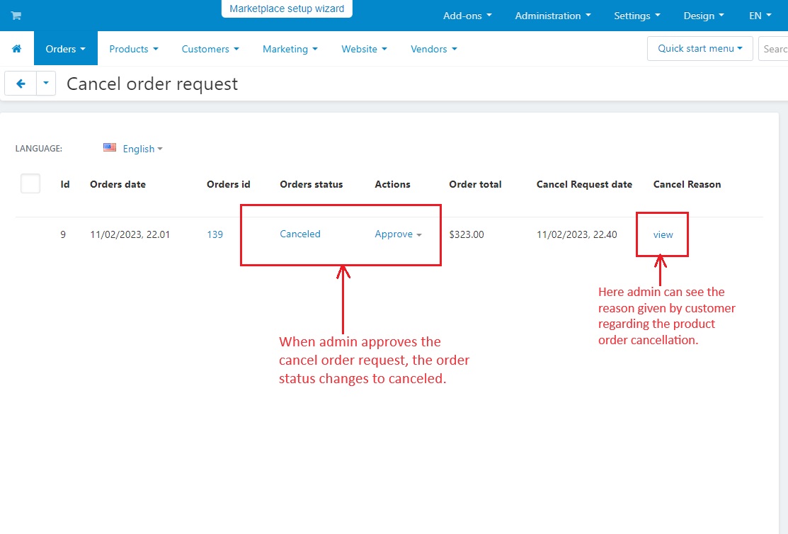 Cancel Order Request — image 22