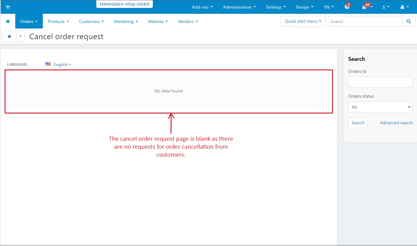 Cancel Order Request — image 7