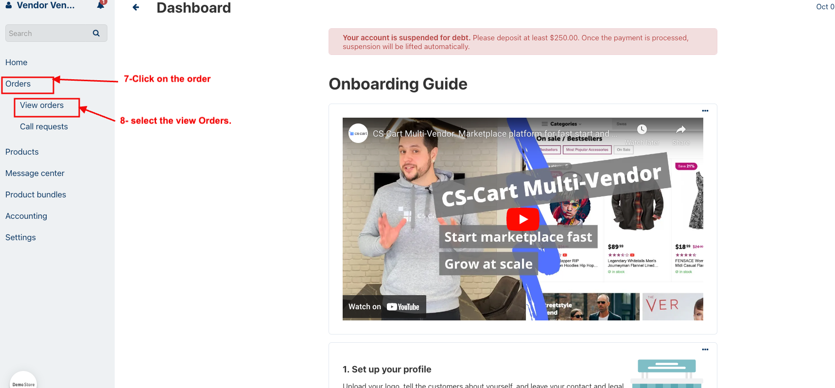 Hide Orders For Vendor By Order Statuses — image 8