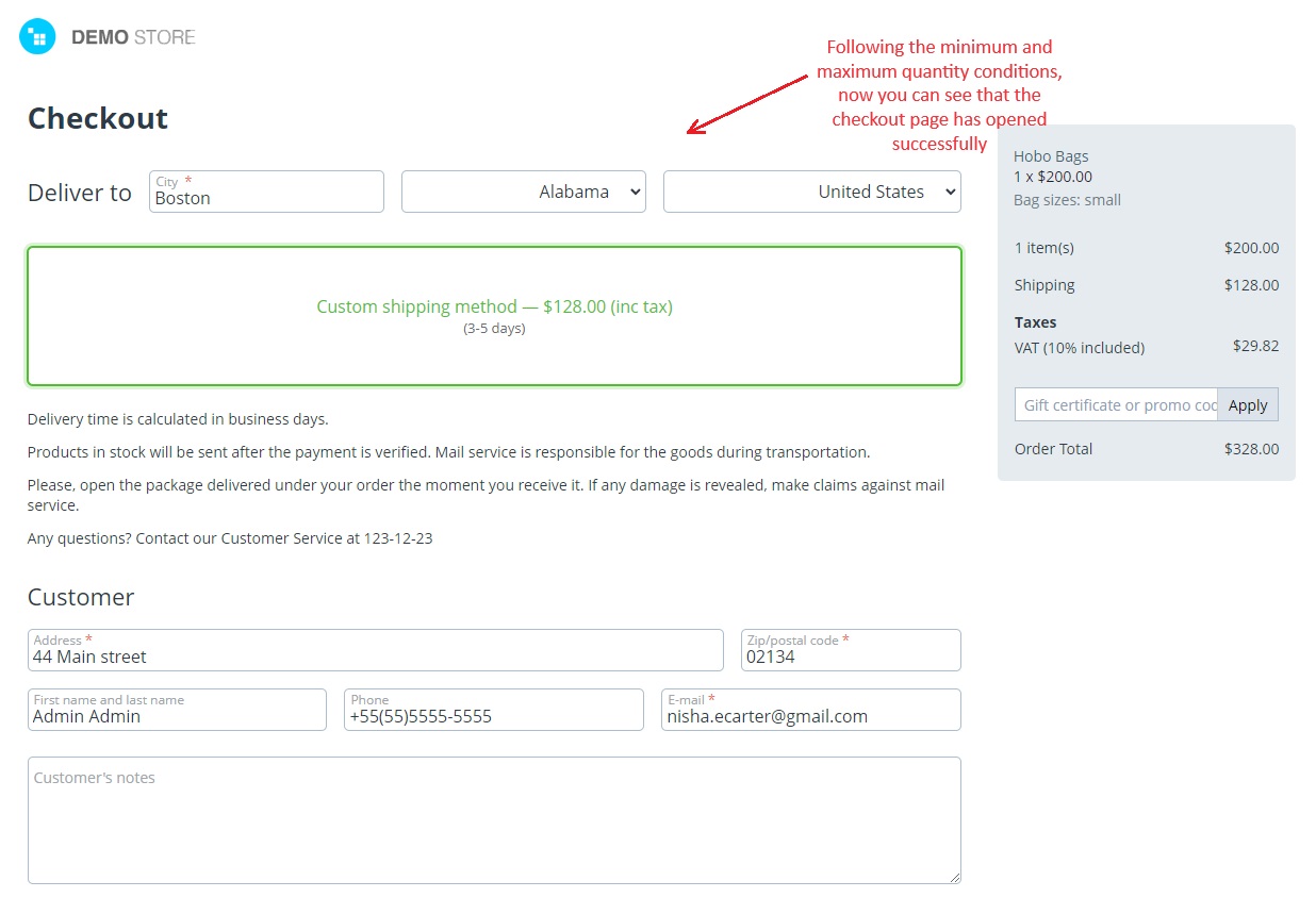 Limit Cart Quantity — image 11