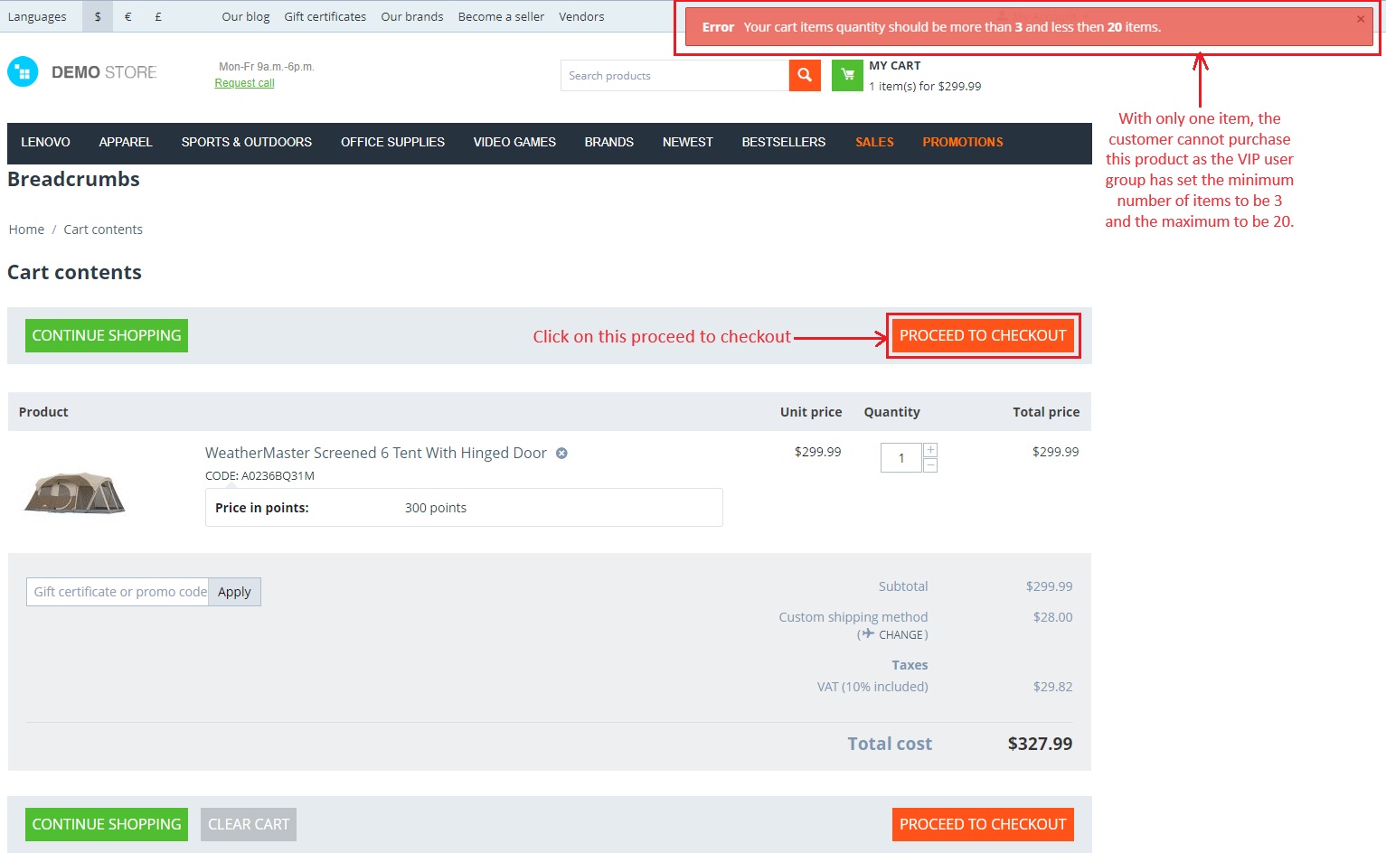 Limit Cart Quantity — image 20