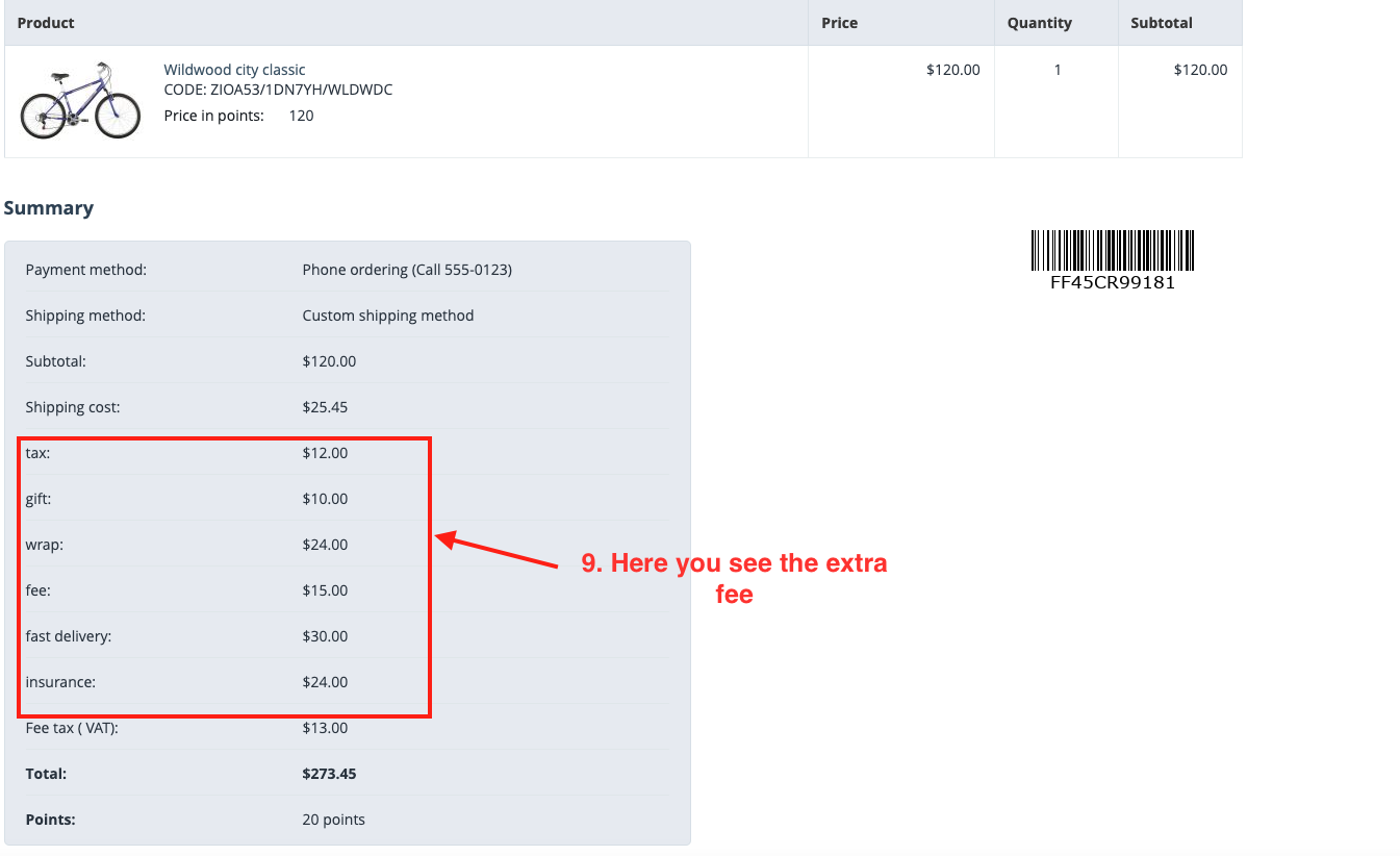 Order Extra Fee — image 15